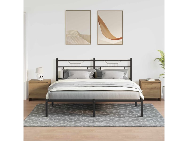 Table de chevet - cabinet de chevet - table de nuit chêne artisan 45 x 34 x 44,5 cm - Conforama C