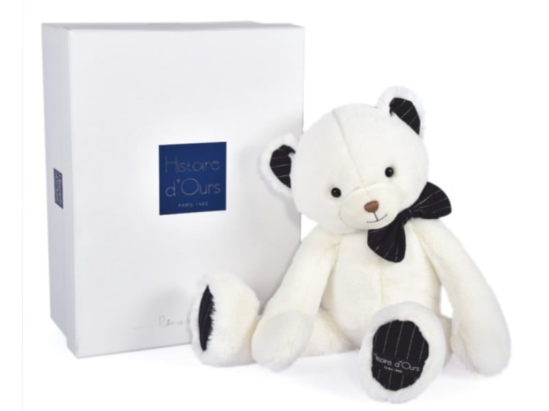  Peluche ours ivoire pretty chic - 40 cm  - Conforama A