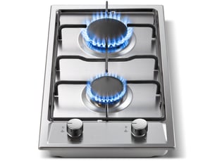 Plaque de cuisson gaz 2 feux, plaque gaz encastrable 30 cm en acier inoxydable, allumage automatique, puissance totale 4200 w