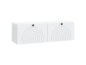 Meuble tv coloris blanc 98 cm <strong></strong>  <strong></strong>