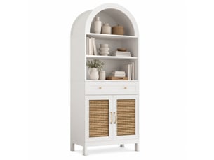 Vitrine coloris bicolore 3 étagère(s) OKMYHOME - 70 cmx170 cm