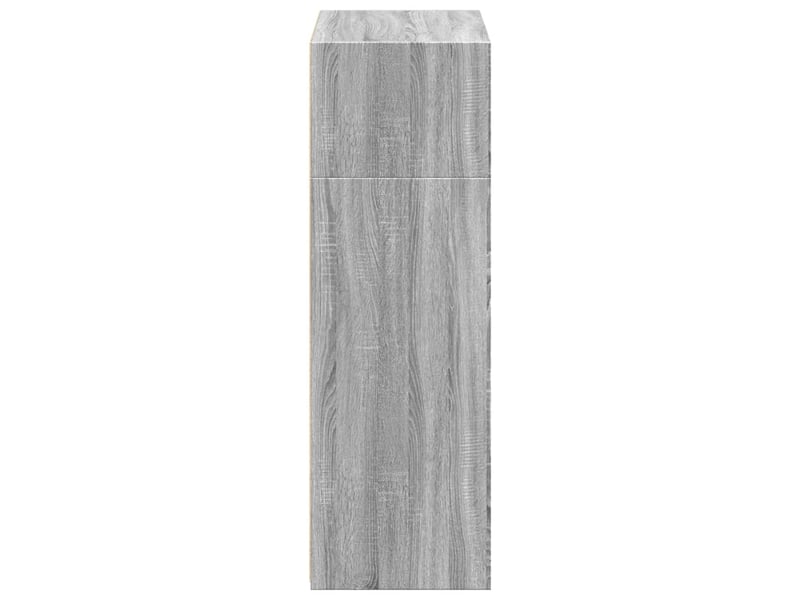  Buffet haut - bahut - meuble de rangement sonoma gris 70x41x124 cm bois d'ingénierie  - Conforama E