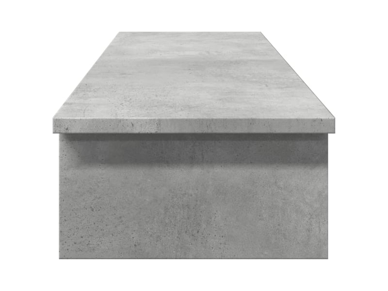 Support de moniteur table meuble bureau 100 x 27 x 15 cm bois d'ingénierie gris 02_0044842  - Conforama C