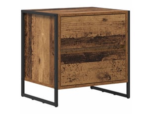 Table de chevet - cabinet de chevet - table de nuit bois ancien 50 x 39,5 x 50 cm bois d'ingénierie