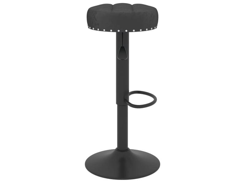  Lot de 2 tabouret de bar, chaise de bar noir velours shl65697  - Conforama E