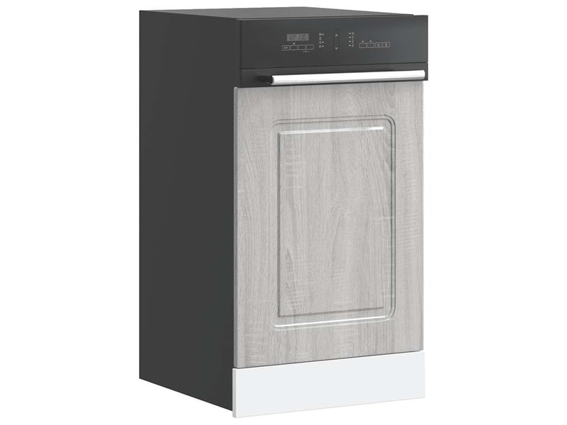  Panneau de lave-vaisselle kalmar sonoma gris 45x1,5x57cm  - Conforama B