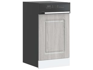Panneau de lave-vaisselle kalmar sonoma gris 45x1,5x57cm