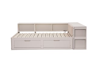 Lit combiné 180x200 cm <strong>SWEIKO</strong> <strong></strong> coloris blanc