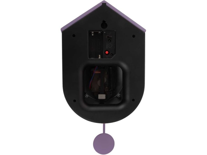  Horloge murale en abs grato cuckoo mauve foncé et lavande  - Conforama D