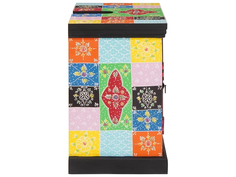  Meuble sous évier, armoire salle de bain marron 60 x 35 x 55 cm bois de mangue massif cf65489  - Conforama C