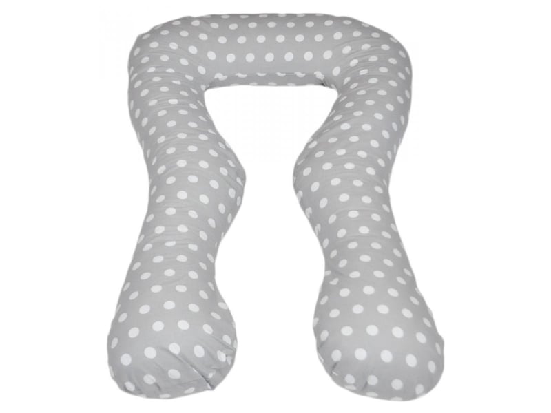  Coussin à usages multiples pois de gris 4200431 - Conforama A