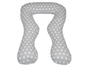 Coussin à usages multiples pois de gris