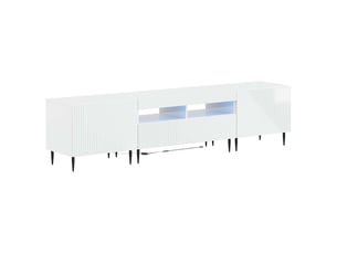 Meuble tv coloris blanc  <strong></strong>  <strong></strong>