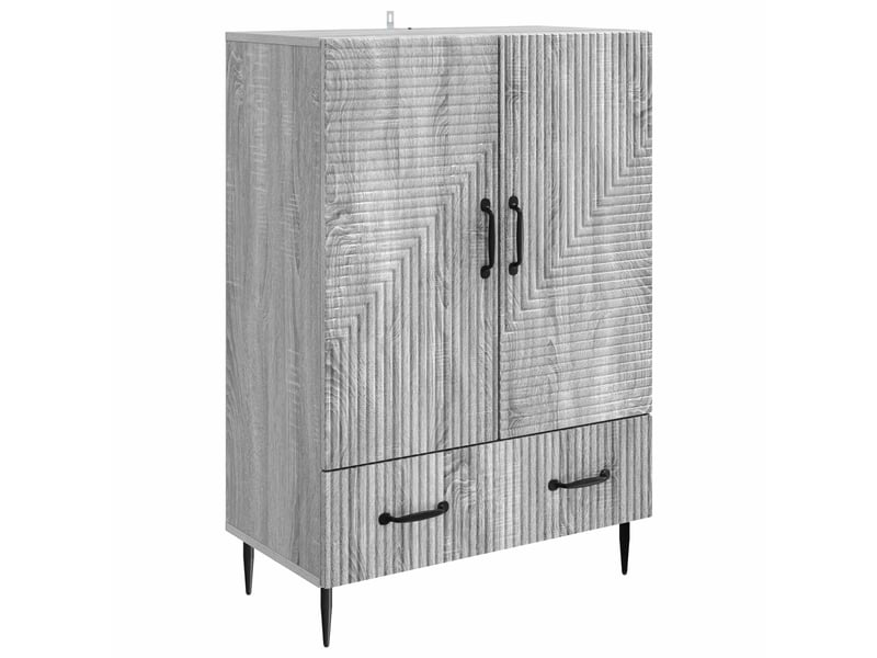  Buffet - bahut - meuble de rangement sonoma gris 66 x 34,5 x 95 cm bois d'ingénierie  - Conforama A