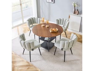 Ensemble table rond(e)  4 chaise(s)  <strong></strong> <strong></strong> 