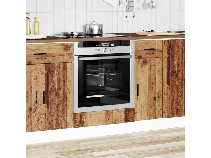  Armoire à four, armoire de cuisine porto vieux bois bois d'ingénierie  - Conforama C