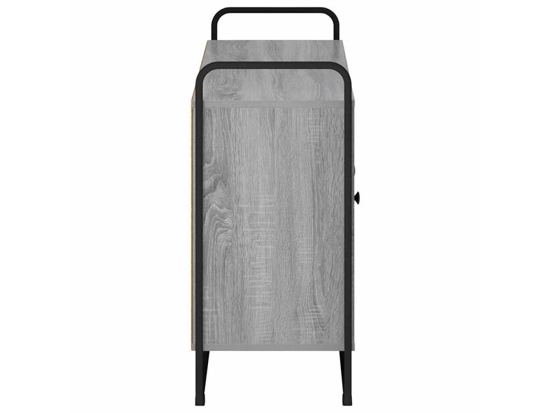  Buffet salon, buffet de rangement sonoma gris 102x35x75 cm bois d'ingénierie shl43116  - Conforama E