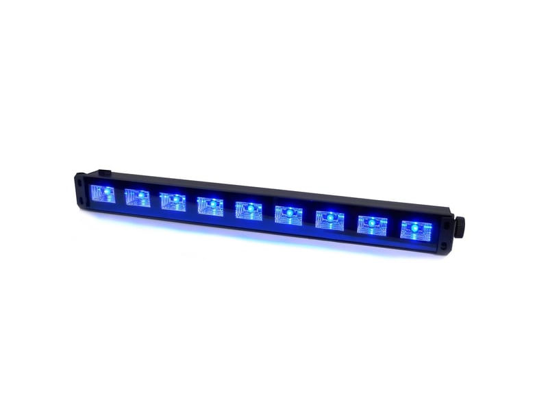  Jeux de lumière - barre à led uv 9x3w lumière noire - ibiza light led-uvbar  - Conforama A