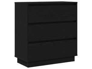 Table de chevet - cabinet de chevet - table de nuit chêne noir 71 x 34,5 x 75 cm