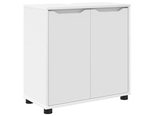 Armoire de lavabo de salle de bain blanc 60x30x60 cm