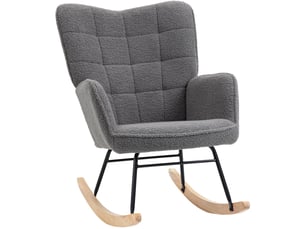 Pouf / repose pied WISHDOR gris