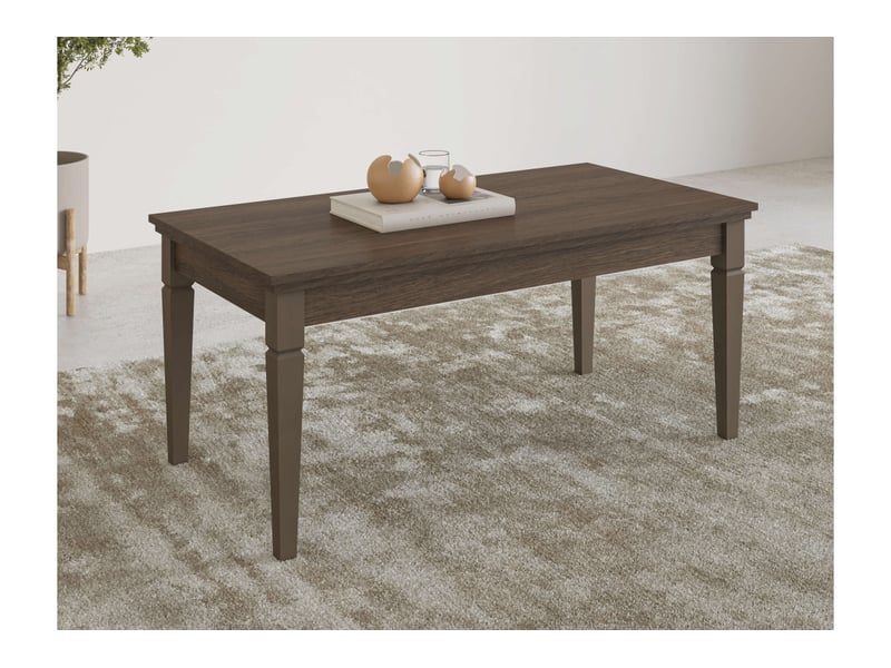  Table basse volterra 110x60cm - marron VOLTERRA - Conforama C