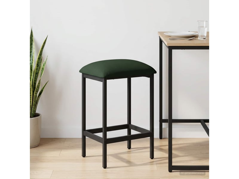  Tabouret de bar, chaise de bar vert foncé 40x32x74 cm bois d'ingénierie shl59041  - Conforama B