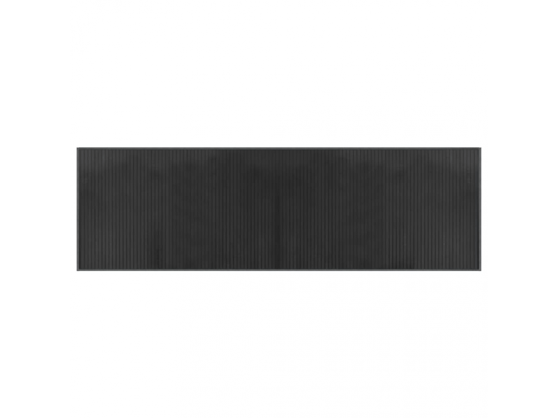  Tapis rectangulaire gris 60x200 cm bambou - comfortxl 376838 - Conforama A