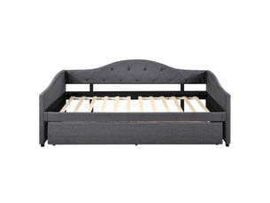 Lit banquette 90x200 cm MAISONORA   coloris gris