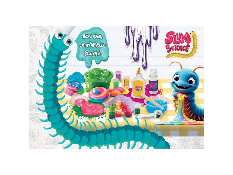  Kit science slime 100 recettes diy 7 ans mixte FR109982 - Conforama C