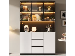 Vitrine coloris noir - 120 cmx200 cm