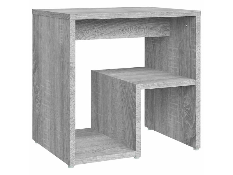  Lot de 2 tables de chevet - cabinet de chevet - table de nuit sonoma gris 40x30x40 cm bois ingénierie  - Conforama C
