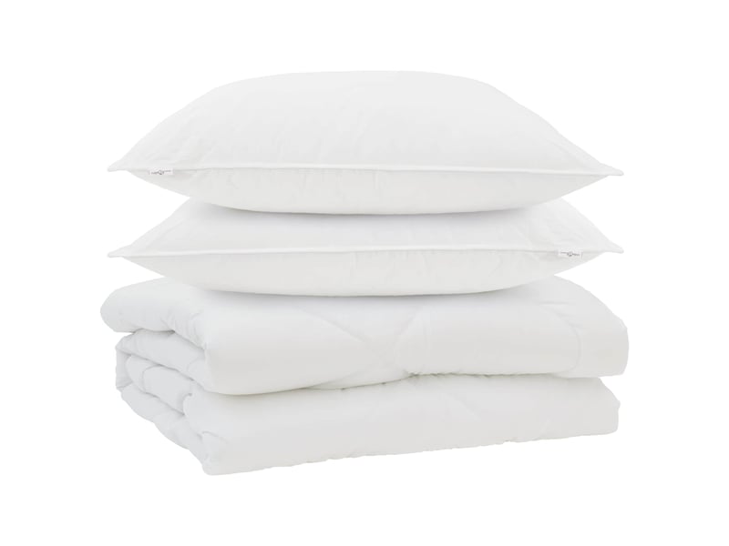  Couette avec oreiller 3 pcs - duvet blanc microfibre  - Conforama A