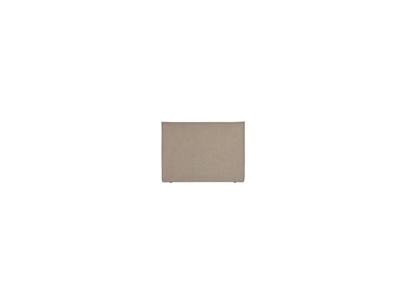  Tete de lit rembourree 160x120 cm beige creme amande capitonnage plat et droit passage de plinthe 7955448 - Conforama A