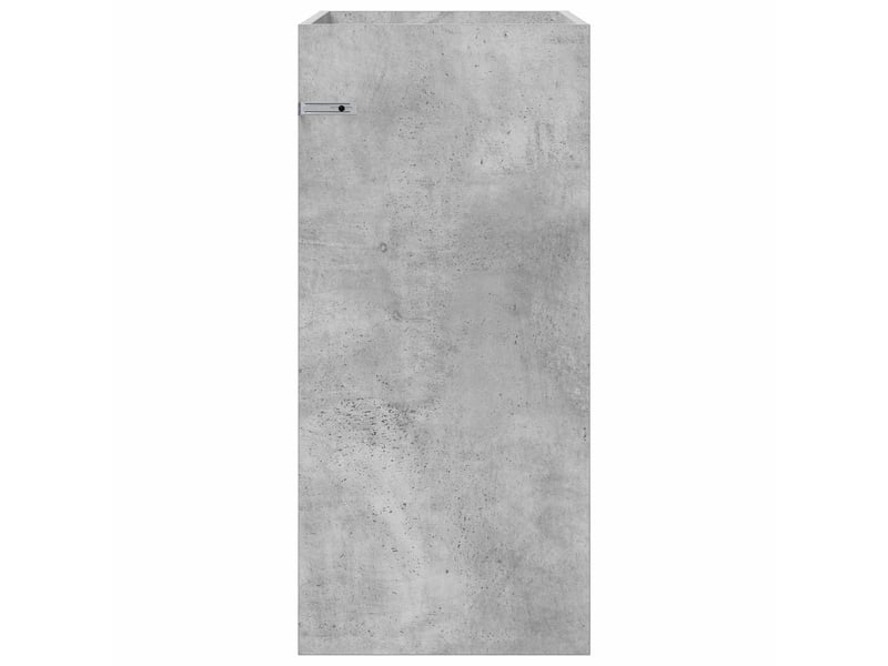  Meuble sous lavabo de salle de bain, commode gris béton shl5739  - Conforama E