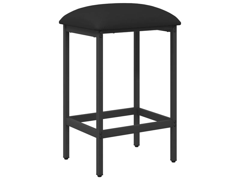  Tabouret de bar, chaise de bar noir 40x32x64 cm bois d'ingénierie shl73315  - Conforama A