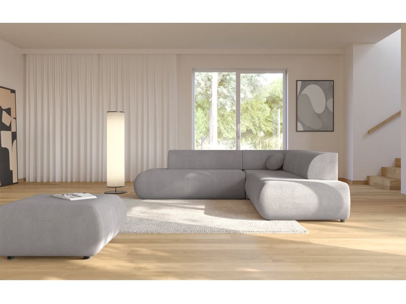  Selsey armone - canapé d'angle convertible - 265 cm - gris Armone - Conforama C
