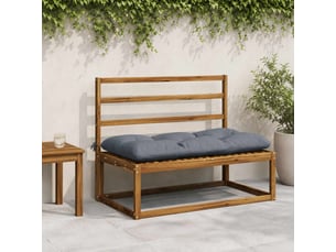 Lot de 2 coussins de banc, coussins d'assise vianen 100 % polyester bleu cf57641