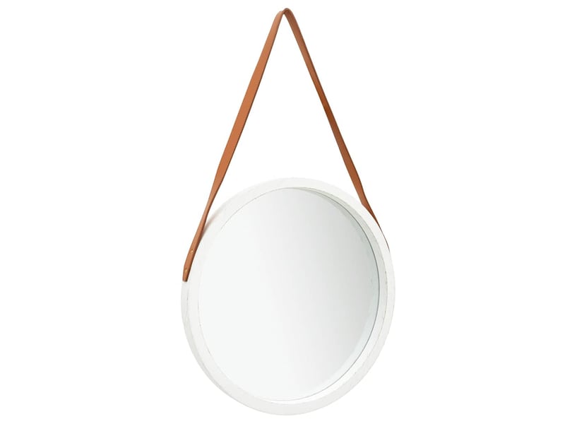  Miroir mural avec sangle 50 cm blanc cf62828  - Conforama B