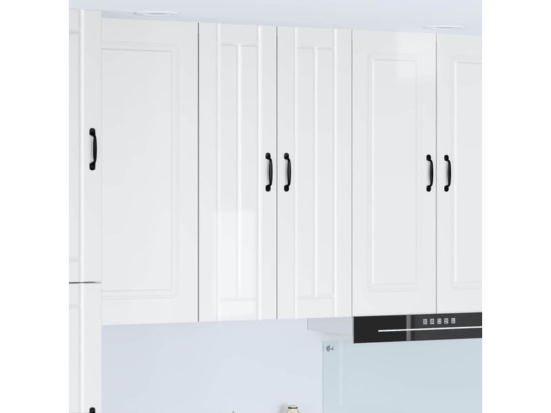  Meuble mural de cuisine, armoire de cuisine blanc brillant 60x31x100cm shl7777  - Conforama B