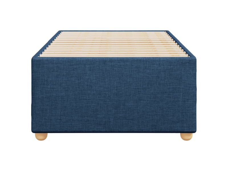  Lit simple- lit adulte -  cadre de lit sans matelas bleu 80x200 cm tissu  - Conforama C