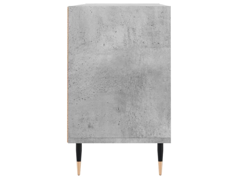  Meuble tv - banc tv - meuble de rangement gris béton 103,5x30x50 cm bois d'ingénierie  - Conforama E