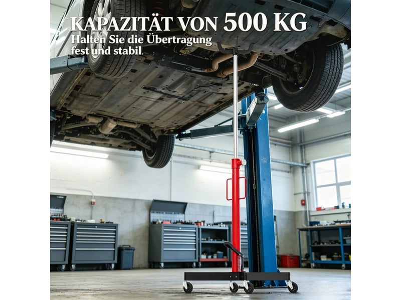  Table élévatrice hydraulique mobile 500 kg en acier, pédale et roulettes pivotantes  - Conforama E