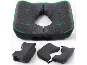 Coussin de siège en mousse à mémoire de forme, ergonomique en t – pliable, pour soulager douleurs coccyx
