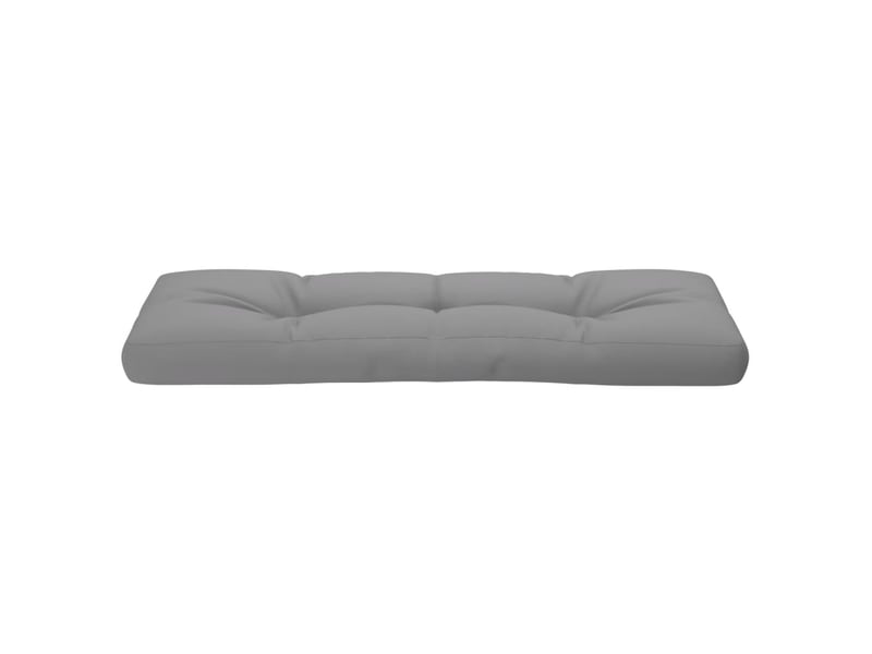  Coussin de palette, coussin de chaise, coussin de canapé gris 120x40x12 cm tissu cf55345  - Conforama E