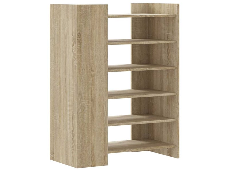  Meuble à chaussure, armoire à chaussures chêne sonoma 74,5x37,5x100 cm  - Conforama A