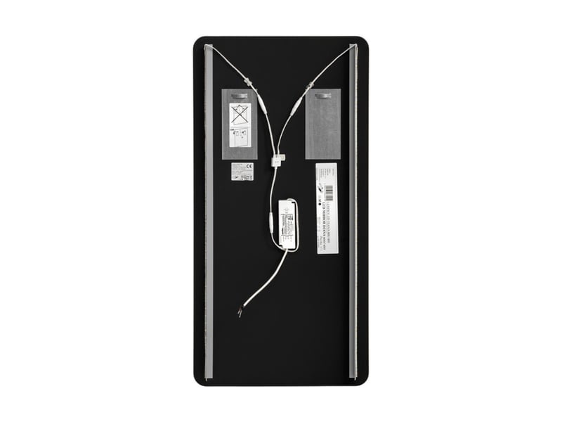  Miroir salle de bain led rectangulaire 70x60 cm design moderne  - Conforama D