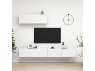 Meuble tv coloris blanc 100 cm <strong></strong>  <strong></strong>