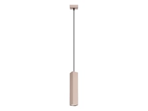 Suspension rayo 1 taupe aluminium moderne 118x8x8cm