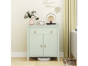 Buffet 2 porte(s) 1 tiroir(s) - 80 cm coloris vert